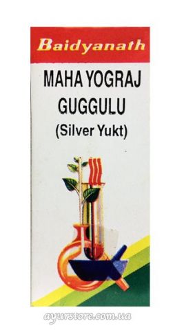 Махайогарадж гуггул з сріблом 40 табл Baidyanath Maha Yograj Silver Yukt - фото 1