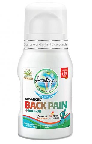 Бальзам для спини та суглобів 50 мл Amrutanjan Back Pain Rool-On 50 ml - фото 1