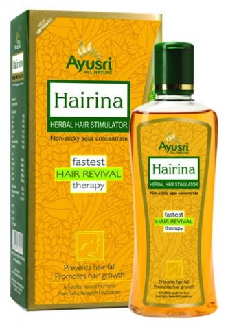 Натуральний тонік для волосся Хайріна 120 мл Ayusri Hairina Herbal Hair Stimulator - фото 1