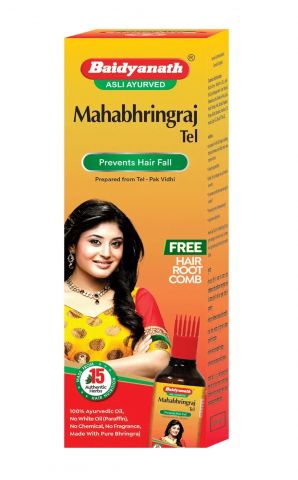 Махабрингарадж масло для волос 100 мл Baidyanath Mahabhringraj Tel 100 ml - фото 1