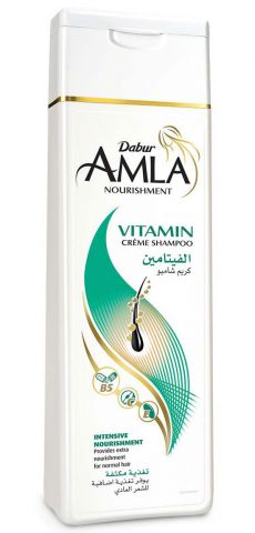 Крем-шампунь Амла Вітамін для інтенсивного живлення волосся 200 мл Dabur Amla Nourishment Vitamin Cream Shampoo - фото 1