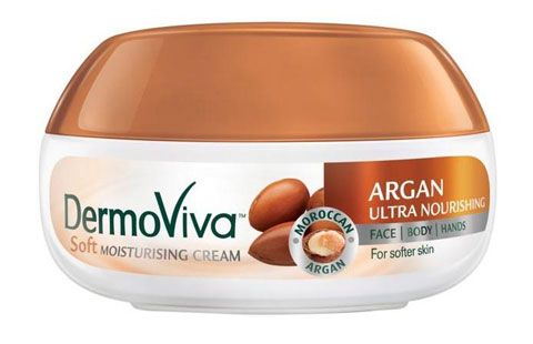 Крем живильний для обличчя та тіла з арганою 70 мл Dabur DermoViva Argan Ultra Nourishing Soft Moisturizing Cream - фото 1