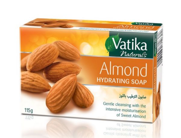 Мило зволожуюче з мигдалем 115 г Dabur Vatika Dermoviva Almond Soap - фото 1