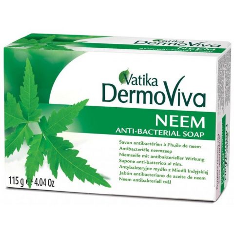Мило антибактеріальне Нім 115 г Dabur Vatika DermoViva Neem Soap - фото 1