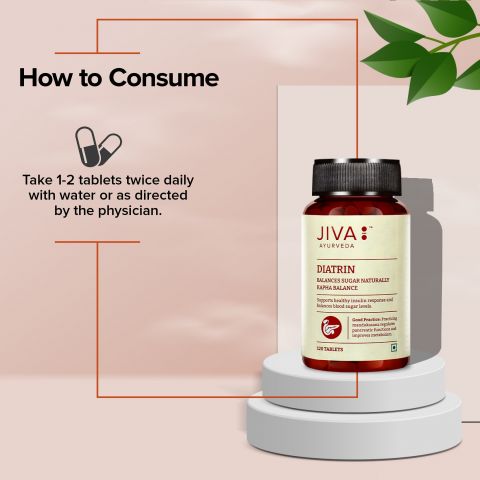 Диатрин 120 табл Jiva Ayurveda Diatrin 120 tab - фото 6