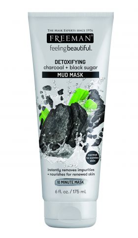 Маска для лица грязевая Уголь и Черный сахар 175 мл Freeman Charcoal & Black Sugar Mud Mask - фото 1