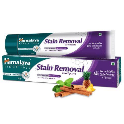 Зубна паста для видалення плям 80 г Himalaya Stain Removal Toothpaste - фото 1