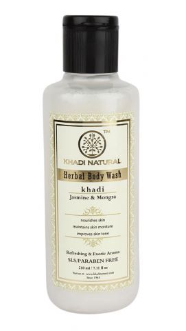 Гель для душа Жасмин і Могра 210 мл Khadi Natural Herbal Body Wash Jasmine and Mogra - фото 1