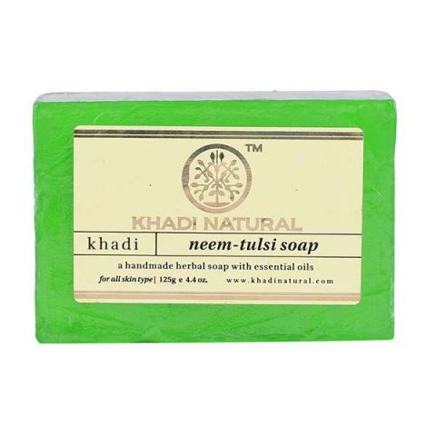Мыло Ним и Туласи 125 г Khadi Natural Neem and Tulasi Soap - фото 1