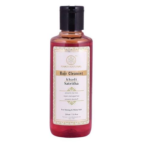 Шампунь для волосся Сатрітха 210 мл Khadi Natural Satritha Hair Cleanser - фото 1