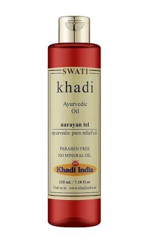 Аюрведична лікувальна олія Нараян тайл 210 мл Khadi Swati Herbal Narayna Oil - фото 1
