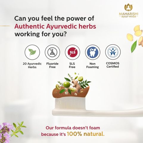 Зубна паста Аюрдент Класік 75 мл Maharishi Ayurveda Ayurdent Classic - фото 5