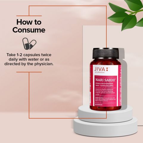 Нари сакхи (тоник для женщин) 60 капс Jiva Ayurveda Nari Sakhi 60 cap - фото 6