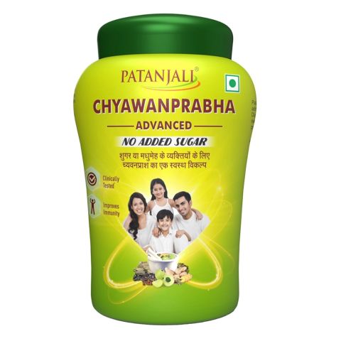 Чаванпраш улучшенный без сахара 750 г Patanjali Chyawanprabha Advanced Sugar Free - фото 1