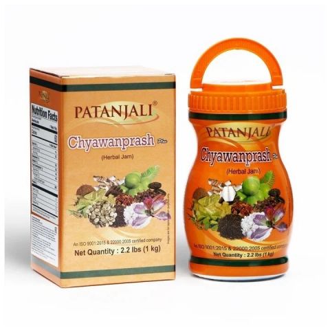 Чаванпраш плюс 1 кг Patanjali Chyawanprash plus - фото 1
