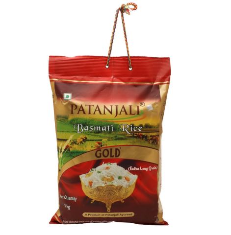 Рис Басмати Голд 5 кг Patanjali Gold Basmati Rice 5kg - фото 1
