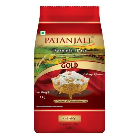 Рис Басматі Голд 1 кг Patanjali Gold Basmati Rice - фото 1