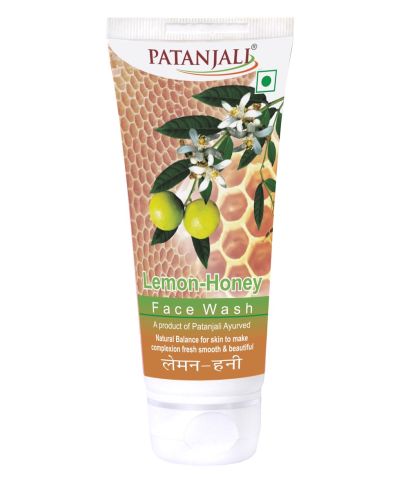 Гель для вмивання Лимон Мед 60 г Patanjali Lemon Honey Face Wash - фото 1