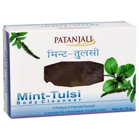 Мило Мʼята та Туласі 75 г Patanjali Mint Tulsi Body Cleanser 75 g - фото 1