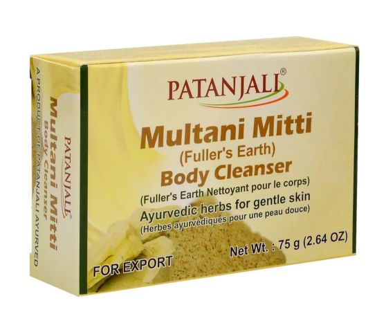 Мило для тіла з глиною 75 г Patanjali Multani Mitti Body Cleanser 75g - фото 1