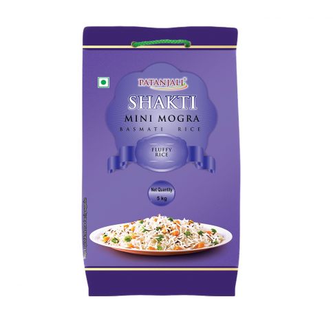 Рис Шакті Міні Могра XXL 5 кг Patanjali Shakti Rice XXL Mini Mogra - фото 1