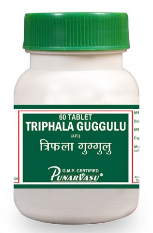 Тріфала гуггул 60 табл Punarvasu Triphala Guggulu - фото 1