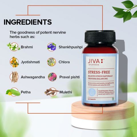 Стресс фри 120 табл Jiva Stress-free Tablets - фото 5