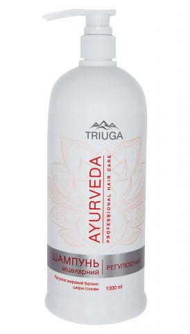 Мицеллярний шампунь Регулюючий 1000 мол Triuga Ayurveda Professional Hair Care - фото 1