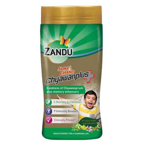 Чаванпраш Сона Чанди 450 г + Антисептический крем Боро Плюс Zandu Sona Chandi Chyawanplus - фото 1